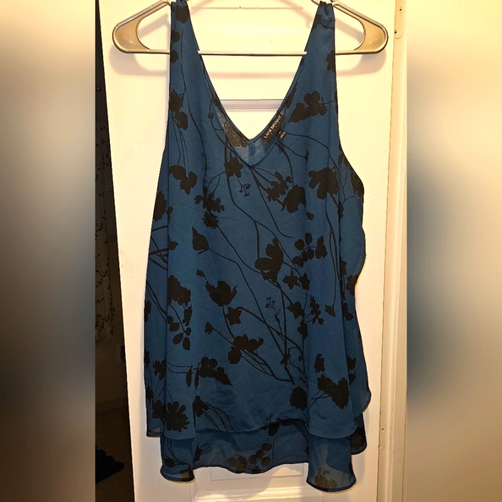 Lane Bryant, swing top, dark green, 20